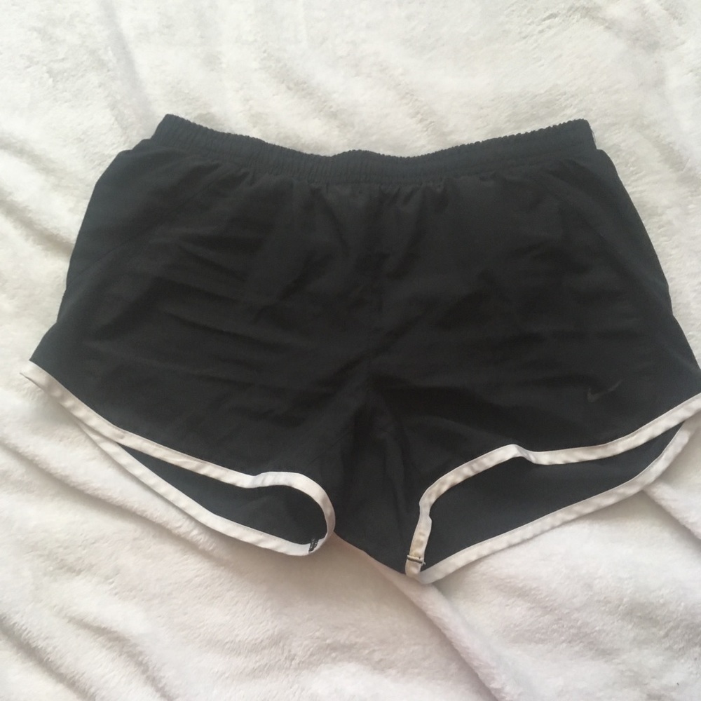 Simple black athletic shorts